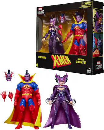 MARVEL LEGENDS SERIES
A WARNING: CHOKING HAZARD - Small parts. Not for children under 3 years.
DEATHBIRD
MARVEL'S X-MEN GLADIATOR
MARVEL LEGENDS SERIES