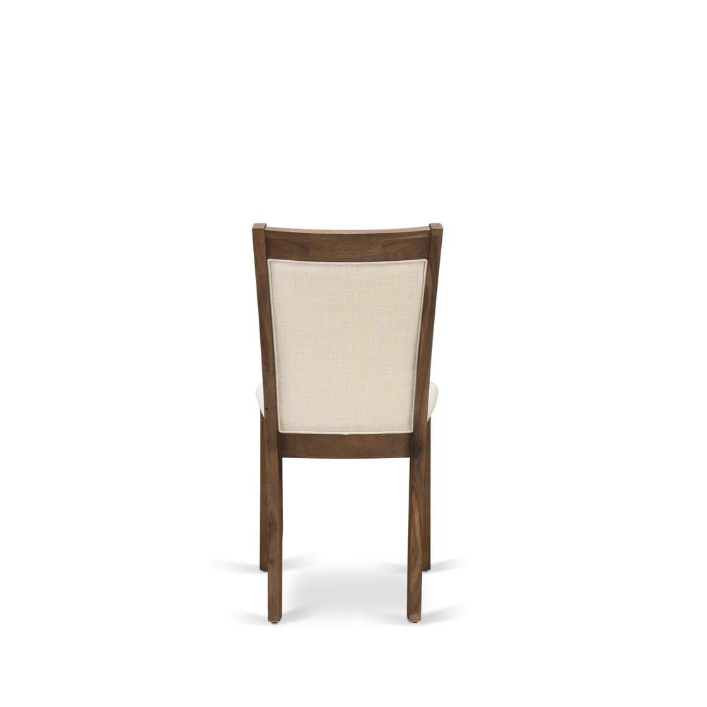 Alt View 6. East West Furniture - 5 Piece Modern Dining Table Set Consist of a Rectangle Kitchen Table - Brown.