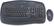 Front Standard. Logitech - LX500 Cordless Keyboard and Optical Mouse - Black.