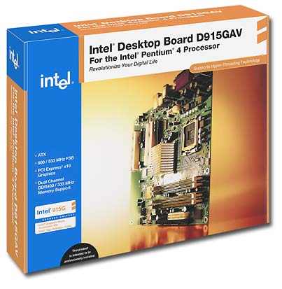 Best Buy: Intel® ATX Motherboard 800/533MHz (Socket 775) D915GAV