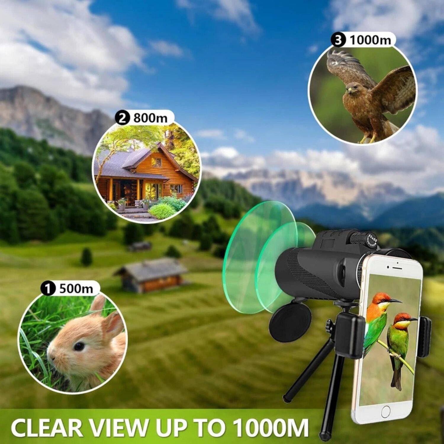 1 500m  
2 800m  
3 1000m  

CLEAR VIEW UP TO 1000M