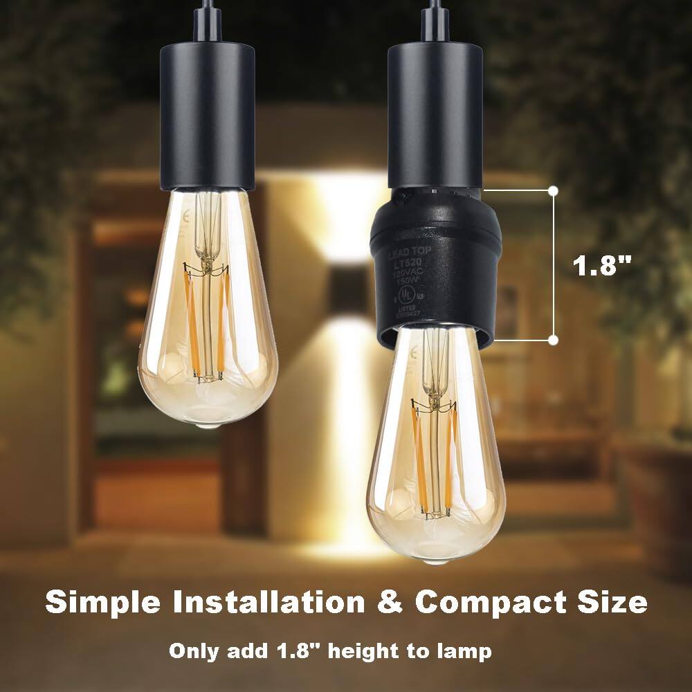 LEAD TOP T520 120VAC 50W V  
LATED 1.8"  
Simple Installation & Compact Size  
Only add 1.8" height to lamp