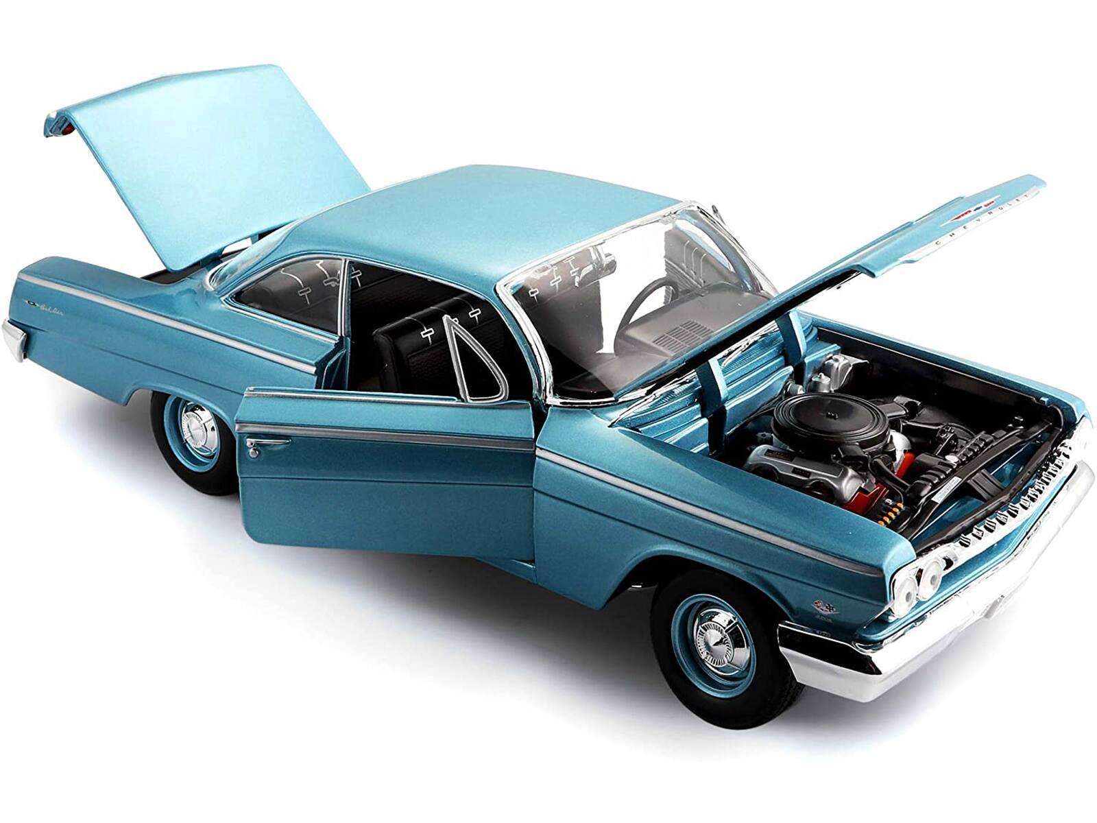 Maisto 1962 Chevrolet Bel Air 特別版 Maisto Special Edition 1962 Chevrolet Bel Air White 1/18 Scale