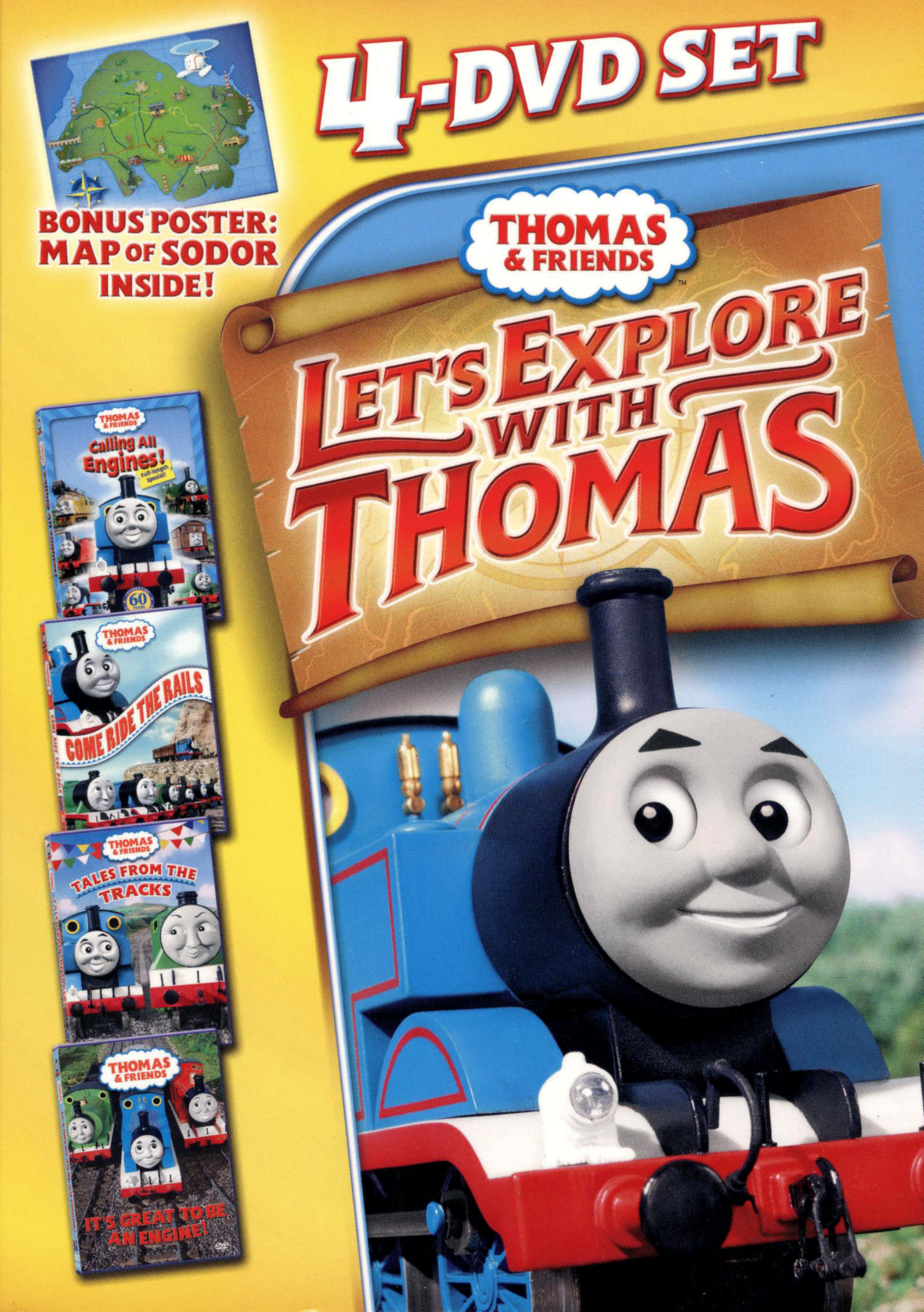 Best Buy: Thomas & Friends: Let's Explore with Thomas [4 Discs [DVD