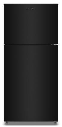 Amana - 30 in. Wide 19 cu. ft. Garage Ready Top-Freezer Refrigerator and - Black