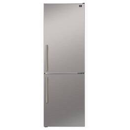 Forno Appliances - Custodia 10.3 Cu. Ft. 24" Counter-Depth Bottom Freezer Refrigerator with Right-Hinge Door and Total No Frost - SS - Stainless Steel