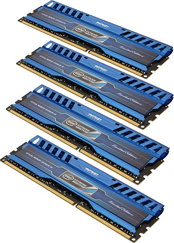  Patriot Memory - Intel® Extreme Masters 4-Pack 8GB 1.6GHz PC3-12800 DDR3 Desktop Memory Kit