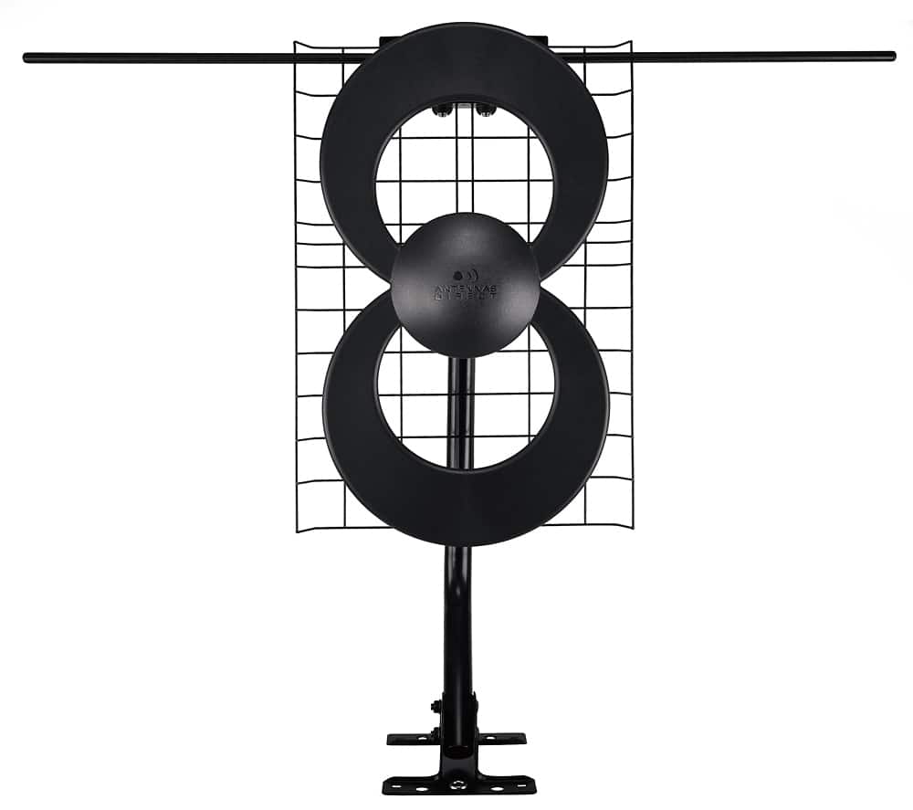 Front. Antennas Direct - ClearStream 2V Long-Range HDTV Antenna - Black/Silver.
