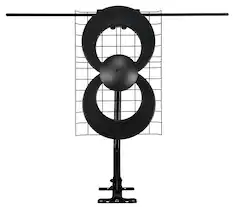 Front. Antennas Direct - ClearStream 2V Long-Range HDTV Antenna - Black/Silver.