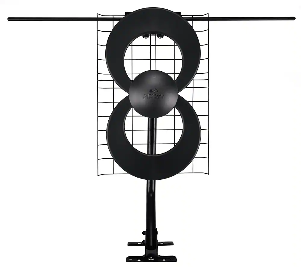 Front. Antennas Direct - ClearStream 2V Long-Range HDTV Antenna - Black/Silver.