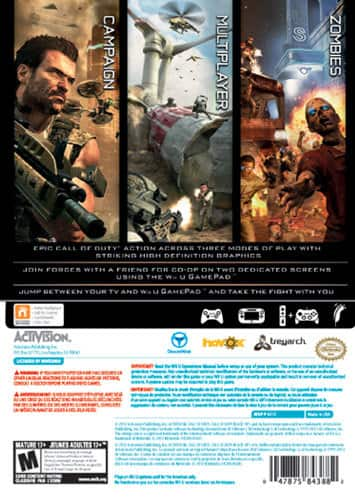 call of duty for nintendo wii