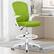 Left. Brick Attic - Drafting Chair, Tall Office Chair Ergonomic Desk Chair, Task Rolling Chair with Adjustable Flip-up Armrests Foot Ring - Green.