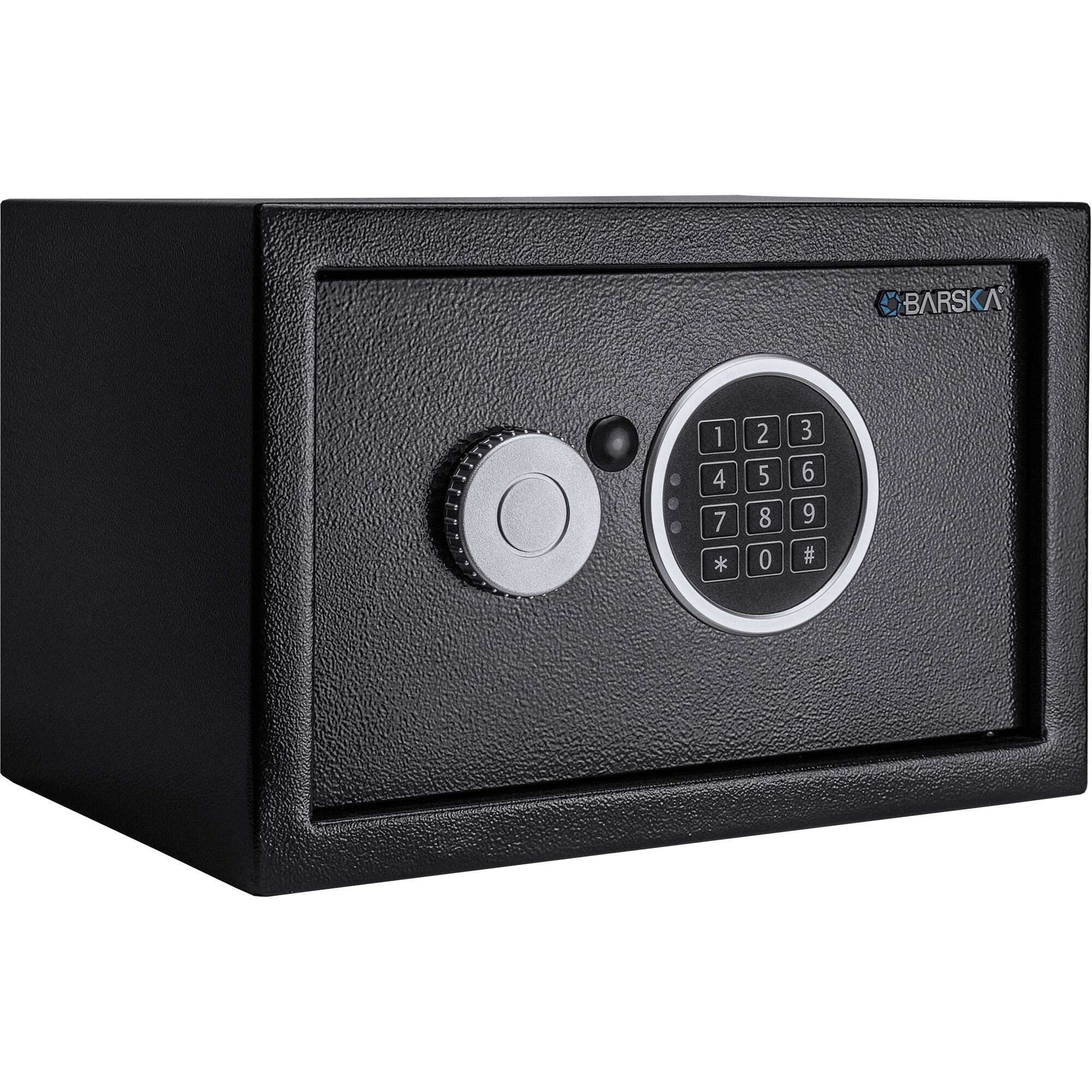 Barska 0.41 Cu. Ft Compact Digital Keypad Security Safe Black AX13946 ...