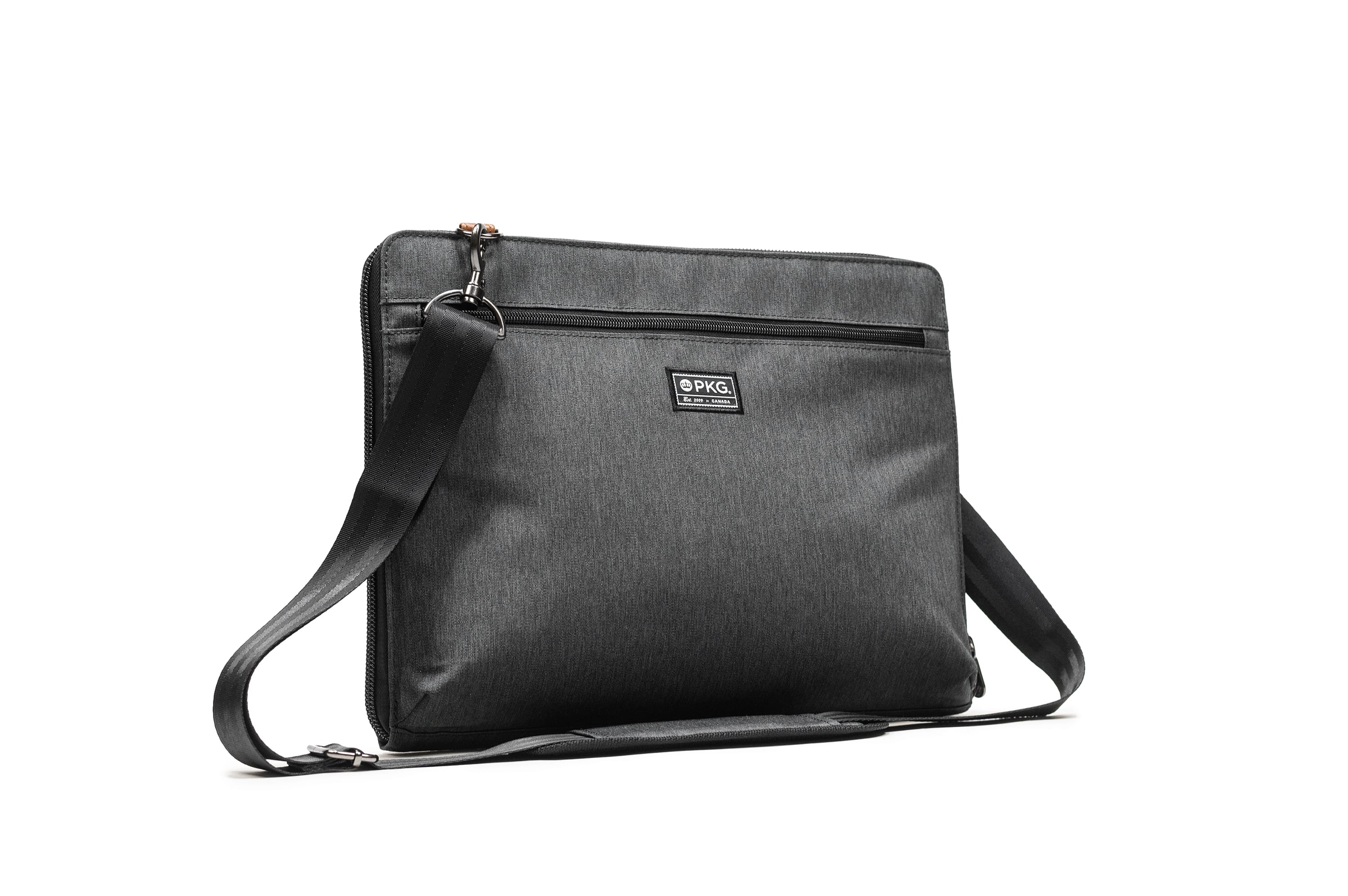 PKG - Wellington Accordion Laptop Folio - Grey/Tan