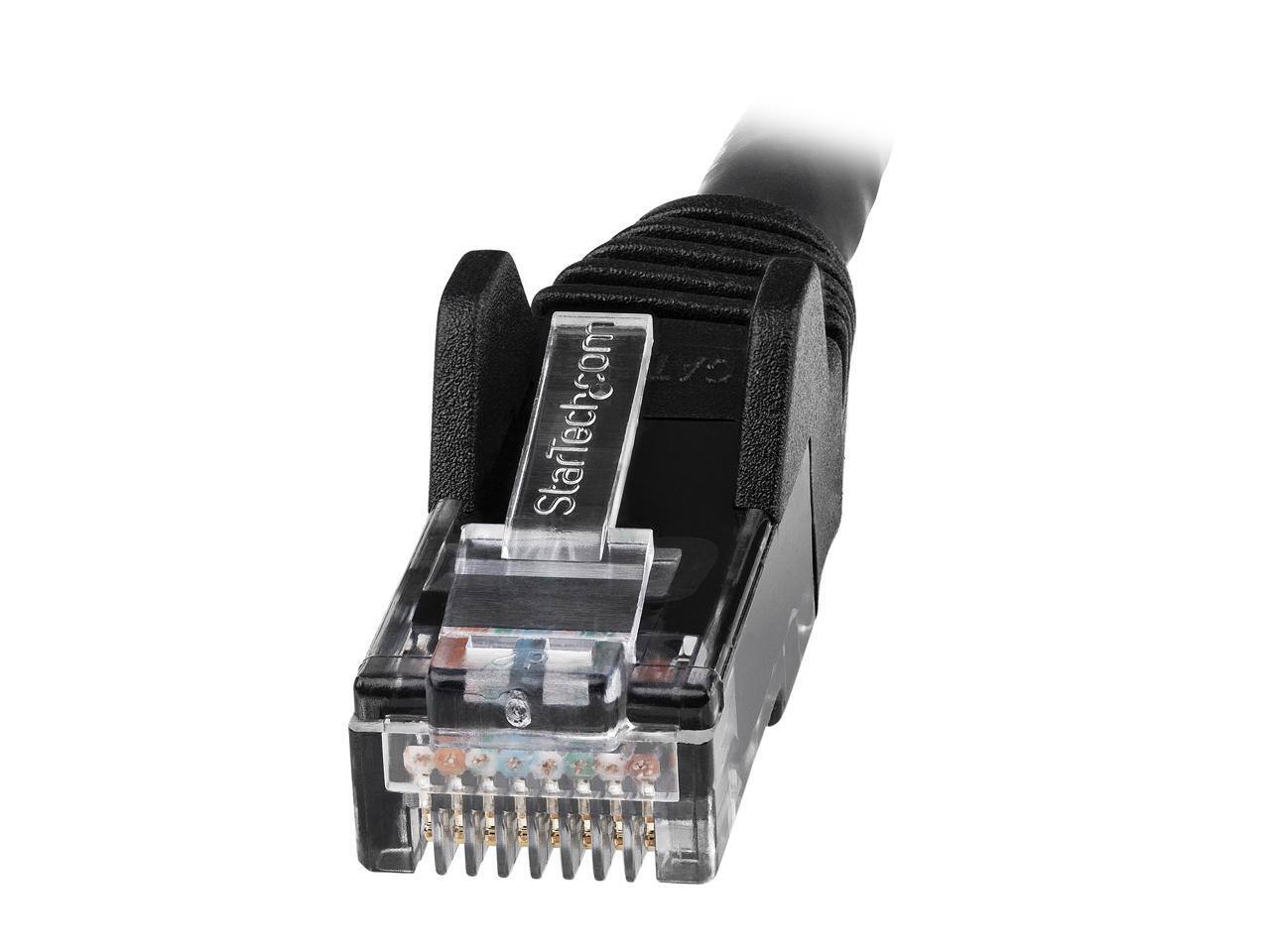 Alt View 2. StarTech.com - StarTech.com N6LPATCH10BK 10ft CAT6 Ethernet Cable - LSZH, 10G 650MHz 100W PoE RJ45 UTP Patch Cord - Black.