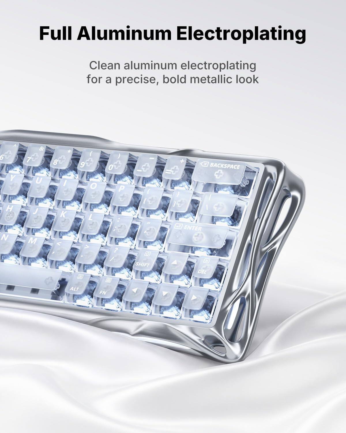 Full Aluminum Electroplating

Clean aluminum electroplating for a precise, bold metallic look