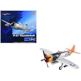 Republic P-47D Thunderbolt Aircraft "Tarheel Hal, Lt." (1945) US Army Air Forces 1/48 Diecast Model by Hobby Master