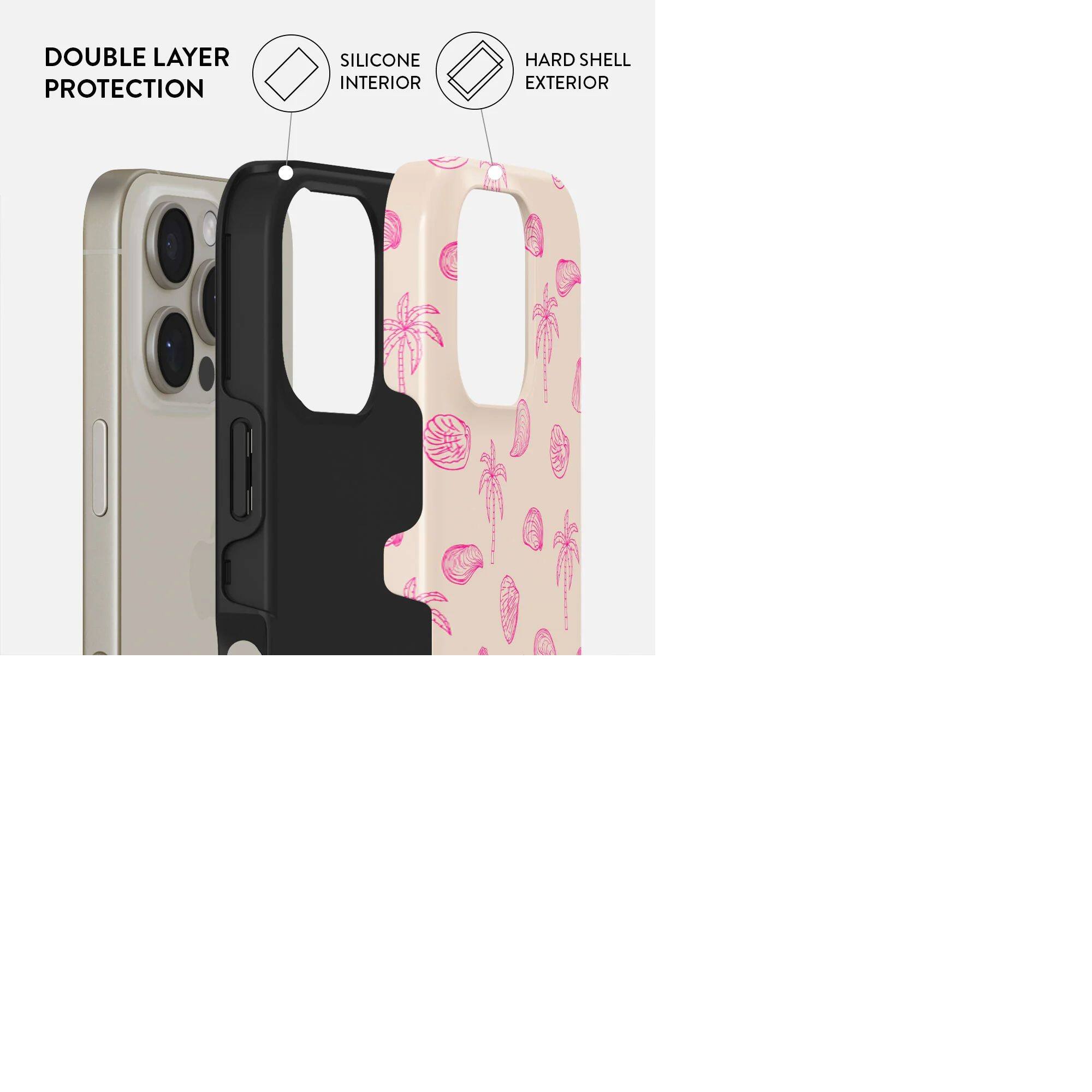 DOUBLE LAYER PROTECTION  
SILICONE INTERIOR  
HARD SHELL EXTERIOR