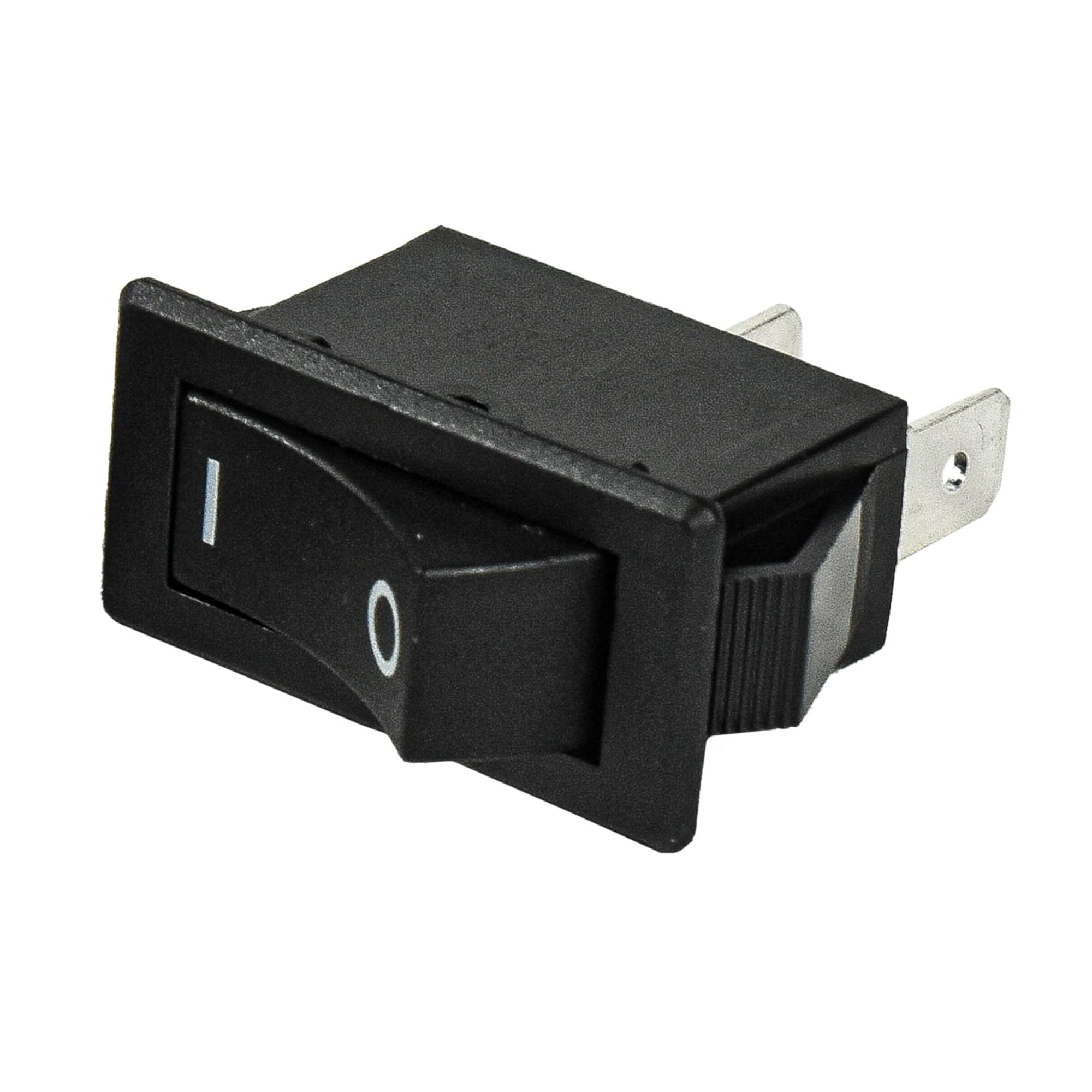 Alt View 4. HQRP - On-Off Rocker Switch 16 A 125 V UL Listed Replacement for Craftsman Wet Dry Vac 823871 - black.