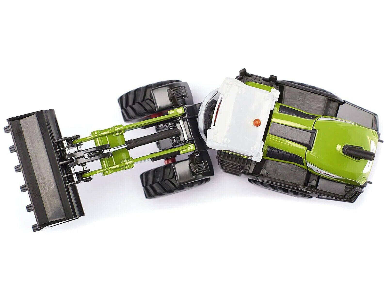 Alt View 4. SIKU - Claas Torion 1914 Wheel Loader Green and White 1/50 Diecast Model by Siku.