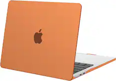 Front. mosiso - Laptop Case for MacBook Air 13 inch Case M5 A3449 M4 A3240 M3 A3113 M2 A2681 2022-2026 - Cosmic Orange.