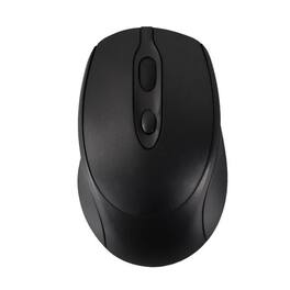 SKRAN - Rechargeable Dual Mode Bluetooth Mouse, Silent Wireless Slim Mouse with 2.4G USB Receiver for Laptop PC Mac - Wireless - Black