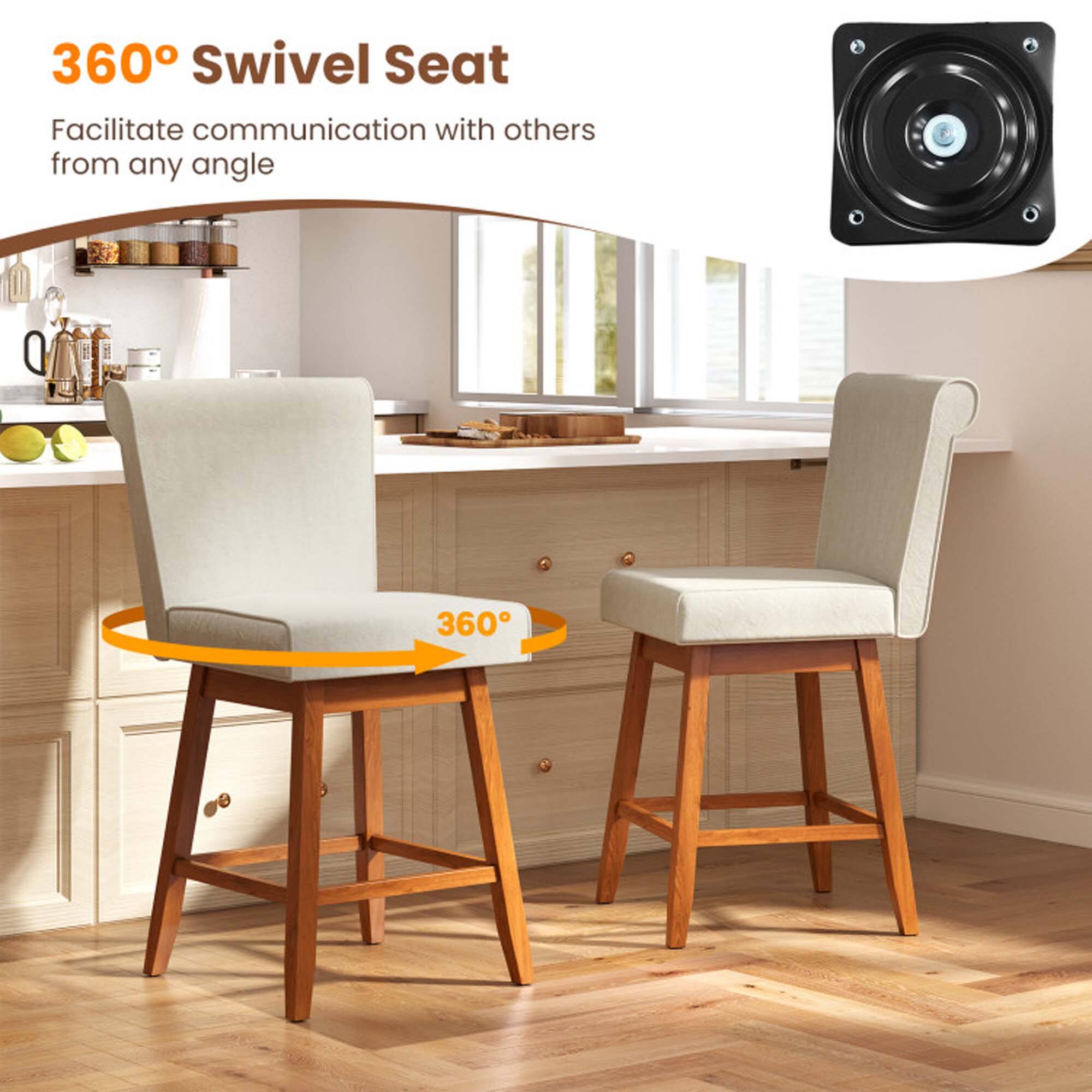 360° Swivel Seat  
Facilitate communication with others from any angle