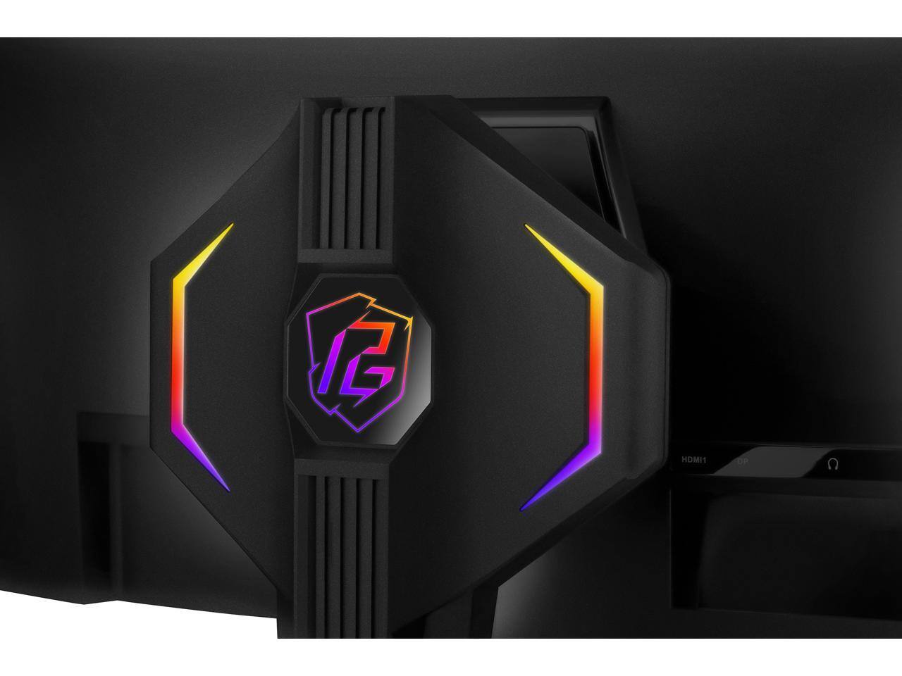 Alt View 5. ASRock - ASRock Phantom Gaming 34" 180Hz WQHD VA Monitor, FreeSync Premium, 123% sRGB, PG34QRT3A - Multicolor.