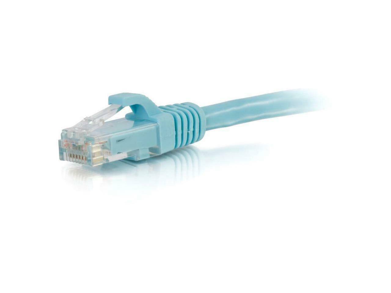 Alt View 8. Cables to Go - C2G 00761 Cat6a Cable - Snagless Unshielded Ethernet Network Patch Cable, Aqua (5 Feet, 1.52 Meters).