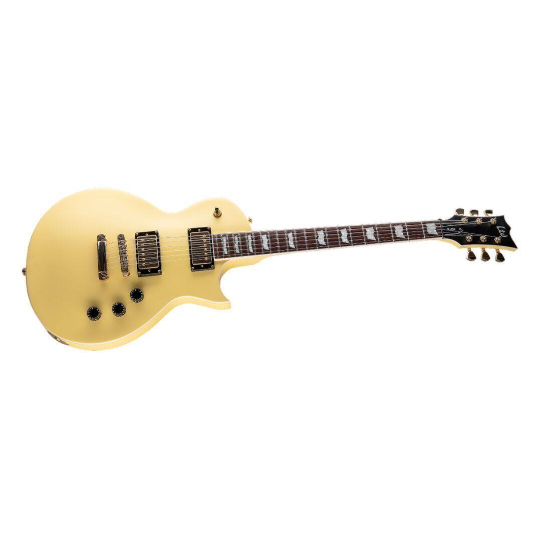 Left. ESP - ESP LTD EC-256 Electric Guitar, Vintage Gold Satin.