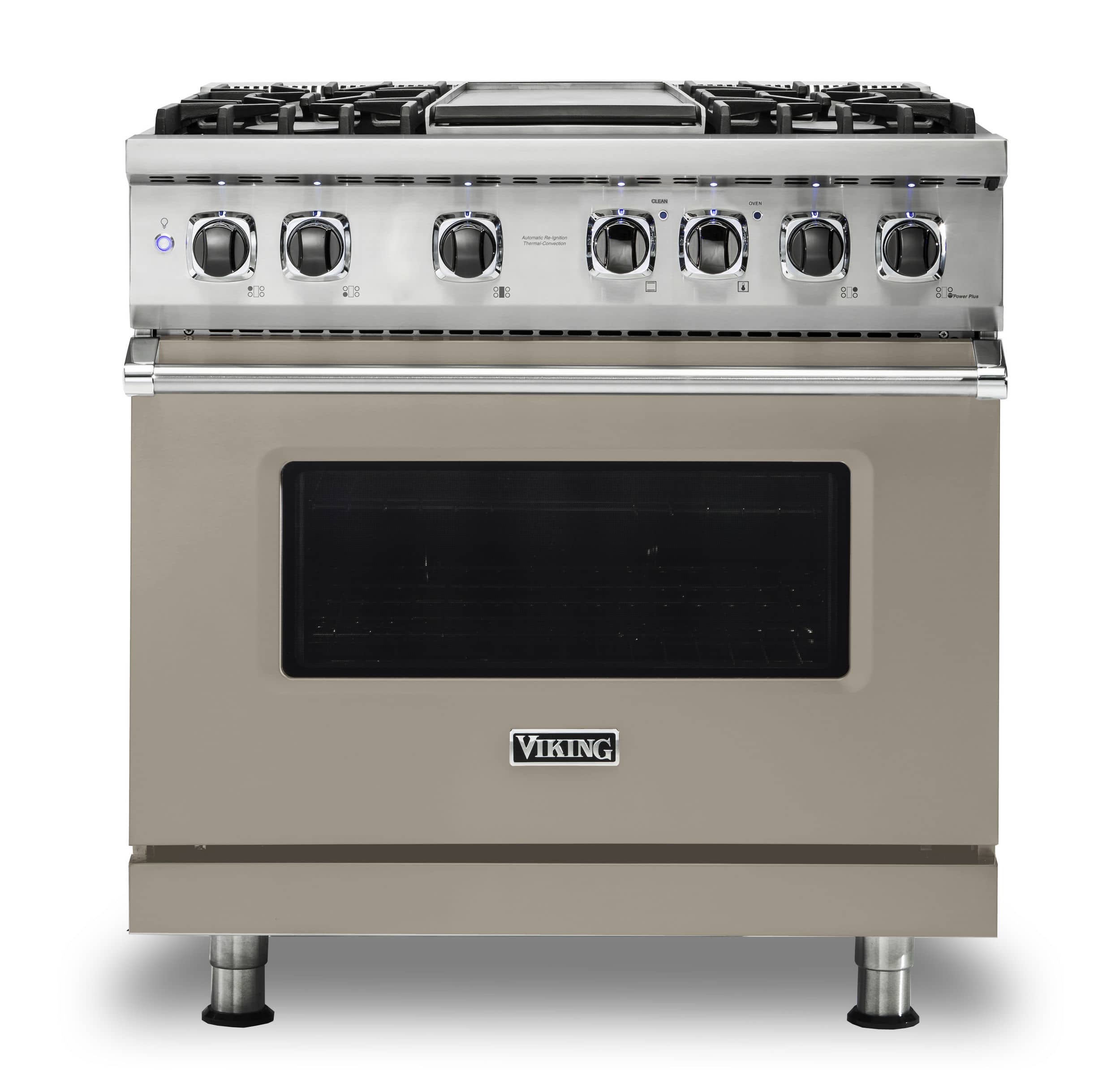 Front. Viking - 36-Inch Dual Fuel Freestanding Range - Nantucket.