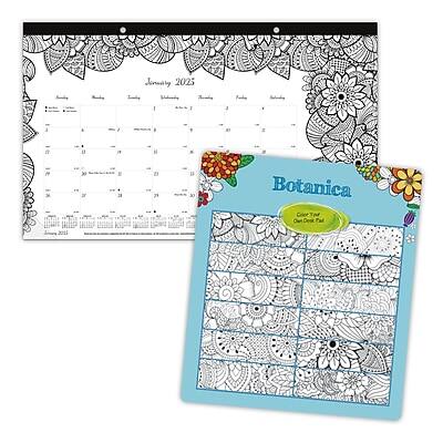 Sure, here is the corrected and grouped text:

**Calendar:**
- January 2023
- Monday Tuesday Wednesday Thursday Friday Saturday Sunday
- (Weekdays and dates for January 2023)

**Botanica:**
- Botanica
- Color the Pages
- Create Your Own Coloring Book
- 100% Recyclable