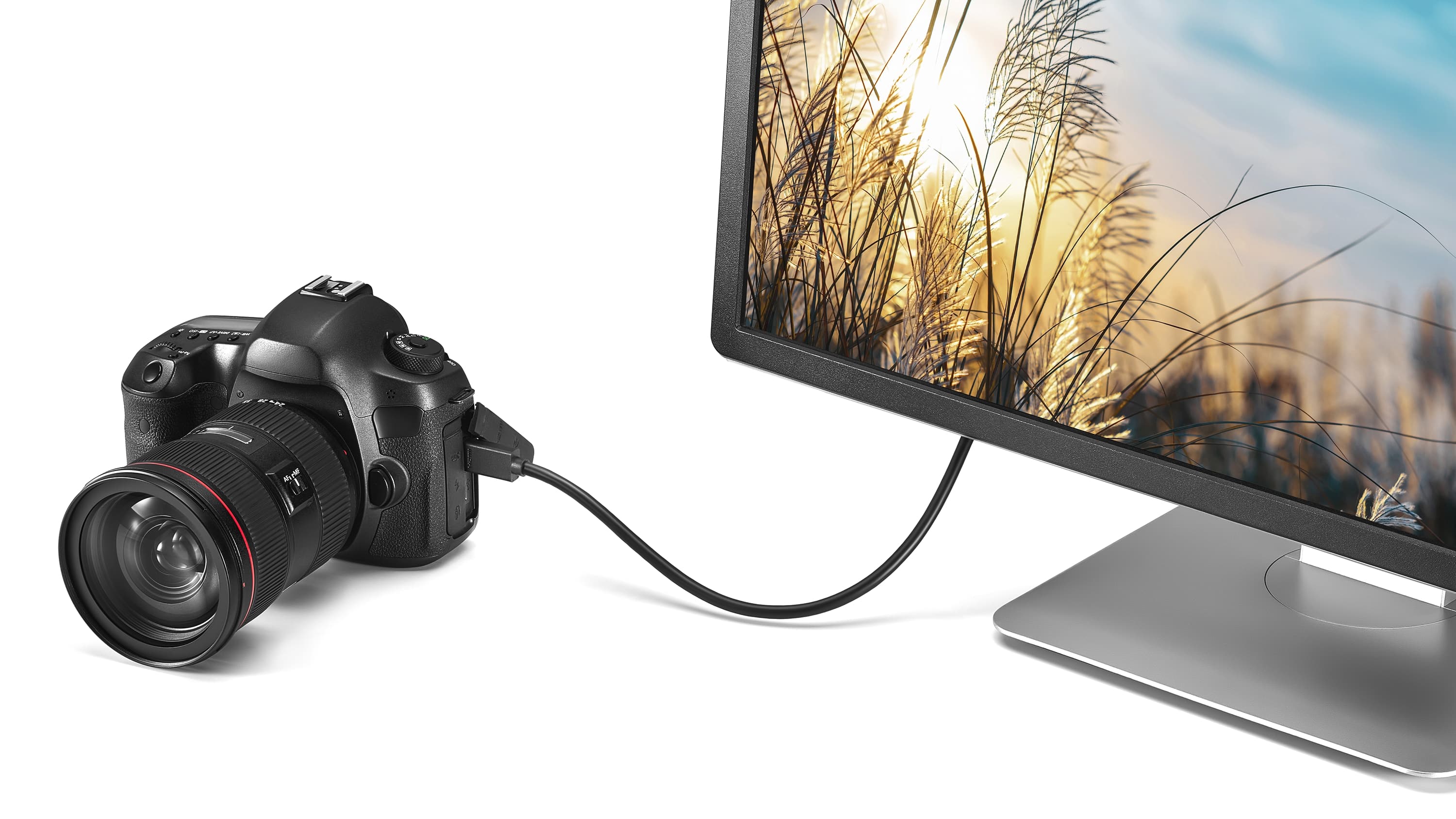 Alt View 1. Insignia™ - 4' High-Speed HDMI-to-Mini HDMI Cable - Black.