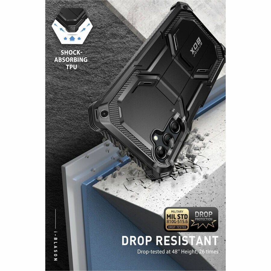 - SHOCK-ABSORBING TPU
- MILITARY MIL STD 810G-515.6 DROP PROTECTION
- DROP RESISTANT
- Drop-tested at 48" Height, 26 times