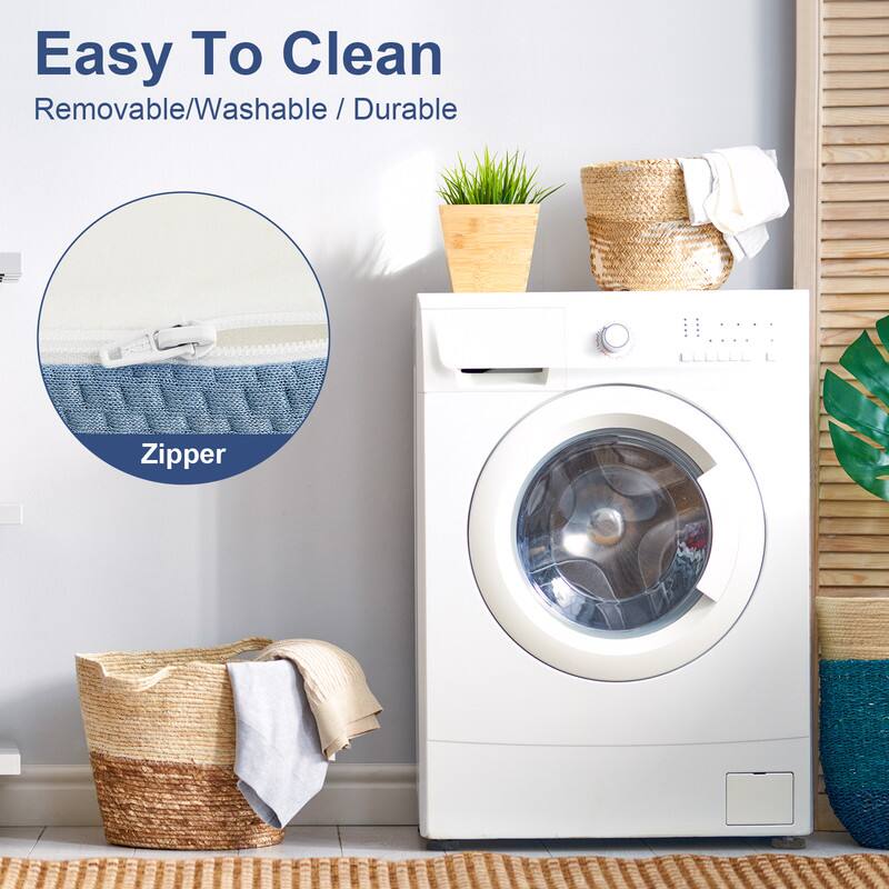 Easy To Clean  
Removable/Washable / Durable  

Zipper