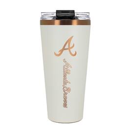 Great American Products - Atlanta Braves 30oz. Big Slim Tumbler - Cream