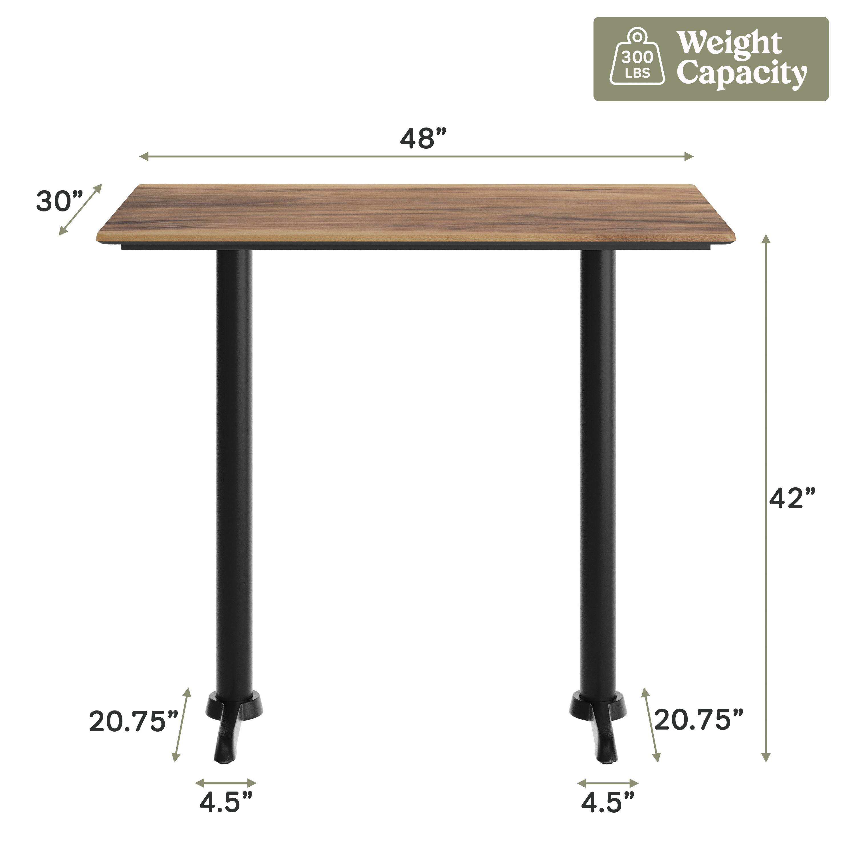 300 LBS Capacity  
48" x 30"  
42"  
20.75"  
4.5"