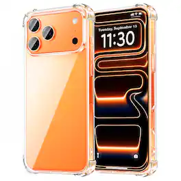 Entronix - TPU Case for iPhone 17 Pro - Ultimate Protection and Style - Clear