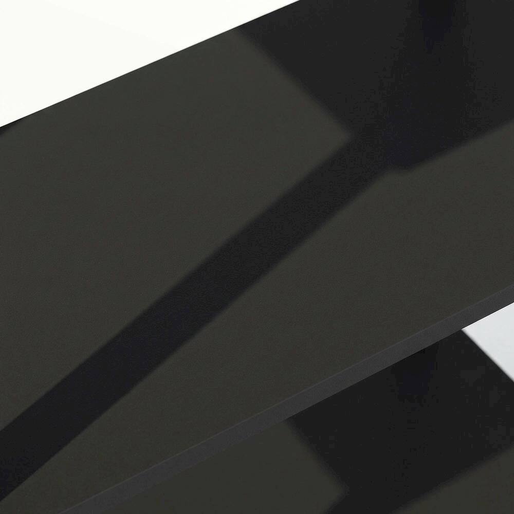 Alt View 1. FurniFact - Wooden bookcase with modern design - Black/Grey.