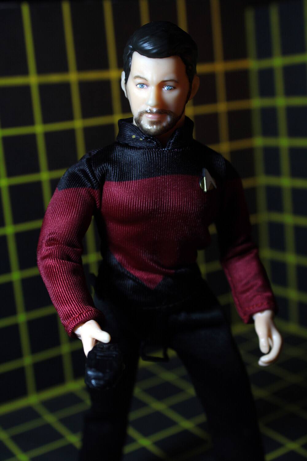 Alt View 3. PopMarket - Mego - Sci-Fi Star Trek: TNG - Commander Will Riker 8" Action Figure   - COLLECTIBLES - Multicolor.
