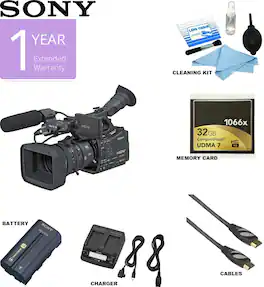 Sony - HVR-Z7U HDV Camcorder - Interchangeable Lens, 1/3" Exmor CMOS, 1080i/24p