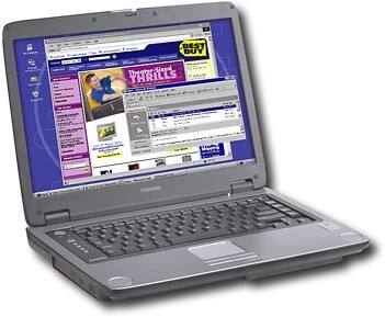 Angle Standard. Toshiba - Satellite Notebook with Intel® Centrino™.