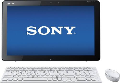 Front Standard. Sony - VAIO Tap 20 20" Portable Touch-Screen All-In-One Computer - 8GB Memory - 1TB Hard Drive.