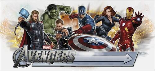 Front Standard. RoomMates - The Avengers Large Wall Decals.