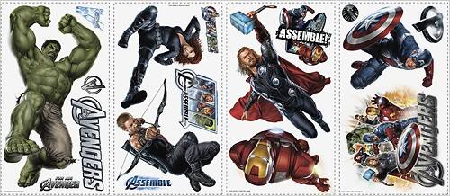 Front Standard. RoomMates - The Avengers Wall Decals.