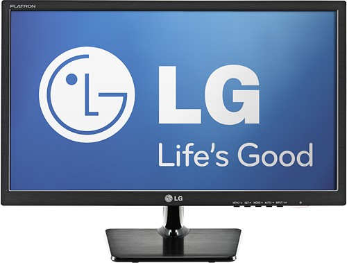  LG - Geek Squad Certified Refurbished 21.5&quot; Widescreen Flat-Panel LED HD Monitor