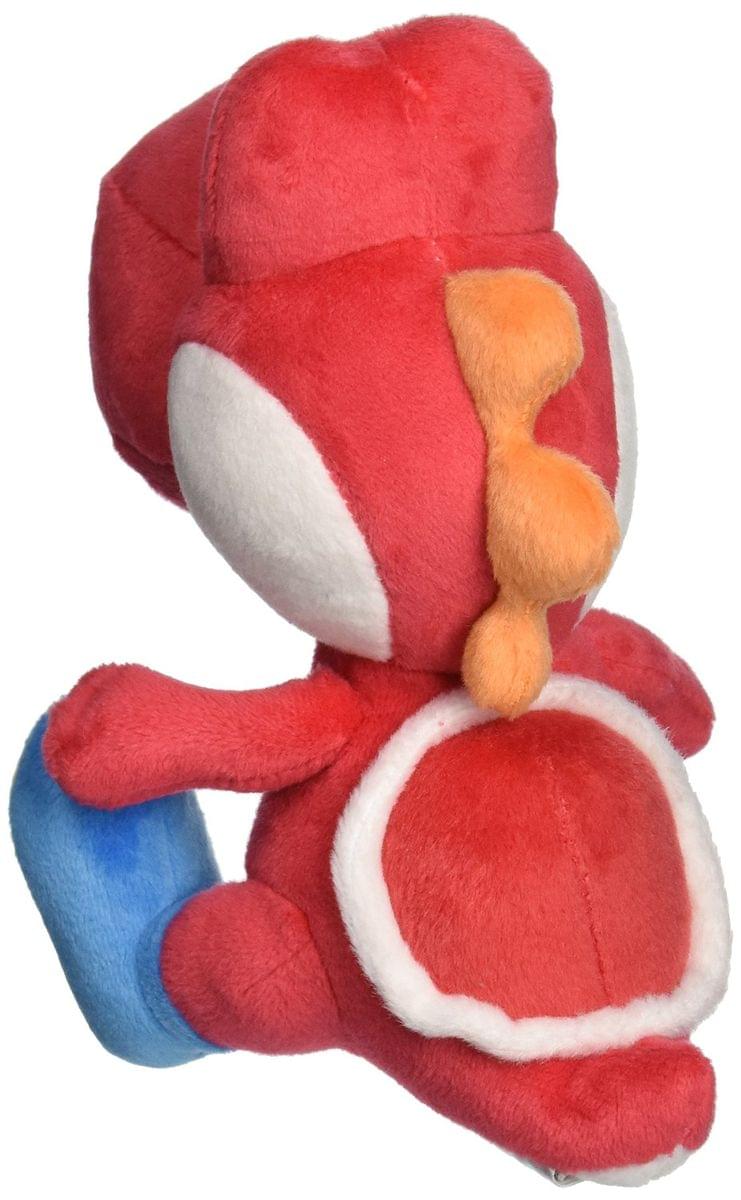 Alt View 1. Little Buddy - Nintendo - Super Mario Bros. Yoshi 6" Plush - Red   - Collectibles - Multicolor.