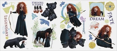 Front Standard. RoomMates - Brave Wall Decals.