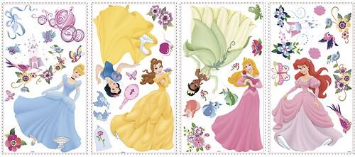 Front Standard. RoomMates - Disney Princess Wall Decals.