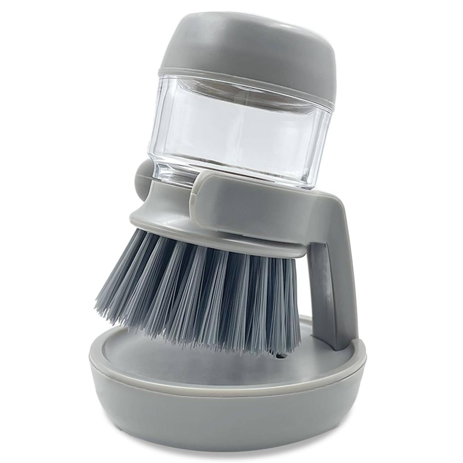Giantpower - Soap Dispenser Palm Dish Brush with Storage Bracket